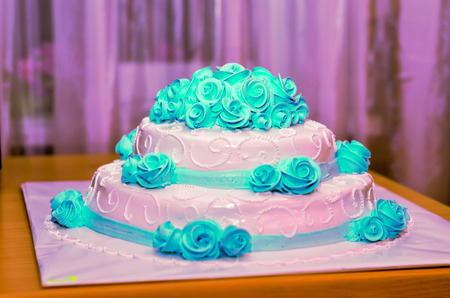 A wedding cake