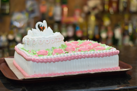 A wedding cake