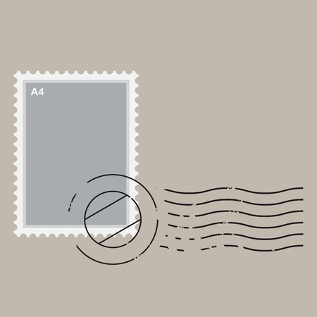 Vector illustration of stampのイラスト素材