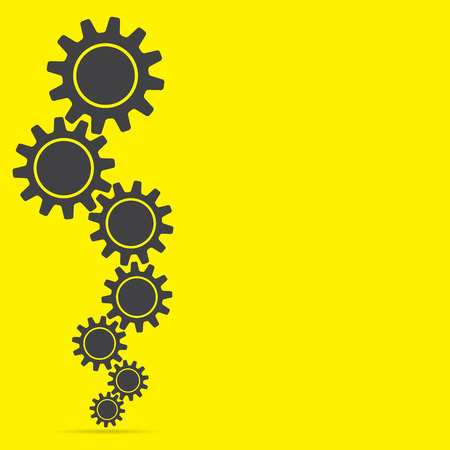 Cogwheel, vector illustrationのイラスト素材