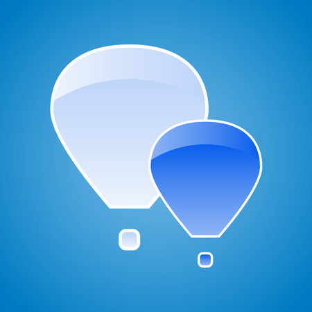 Hot air balloonのイラスト素材