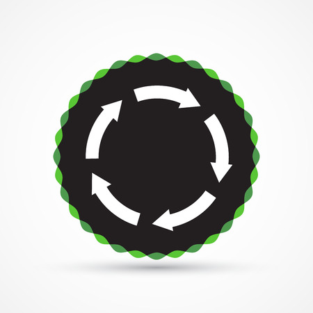 Recycling symbolのイラスト素材