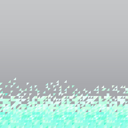 Green background, vector trianglesのイラスト素材