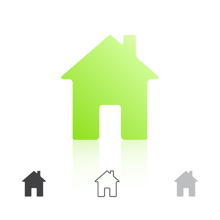 Simple house iconのイラスト素材