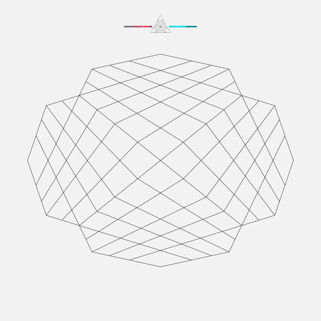 Geometric element, vector illustrationのイラスト素材