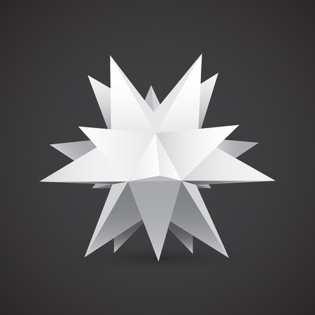 Polyhedron, star shapeのイラスト素材