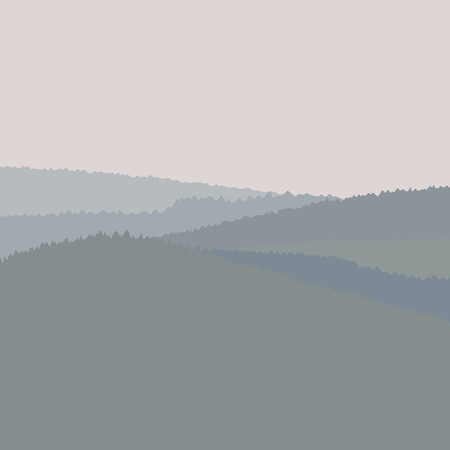 Gray landscape, vector illustrationのイラスト素材