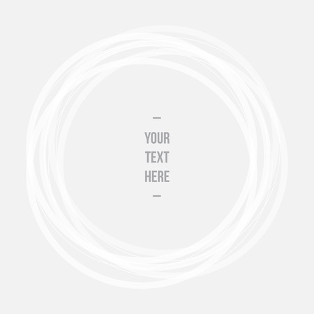 White background with circlesのイラスト素材