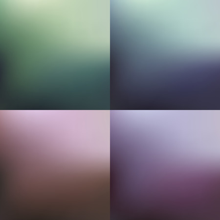Set of blurred abstract backgrounds, vectorのイラスト素材