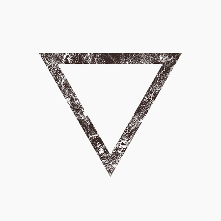 Triangle, grunge background, vector illustrationのイラスト素材