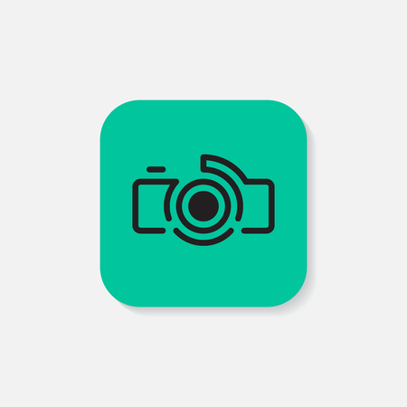 Camera icon. Vector illustration EPS 10のイラスト素材