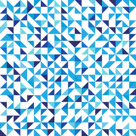 Blue geometric background with triangles. Seamless pattern. Vector illustration EPS 10のイラスト素材