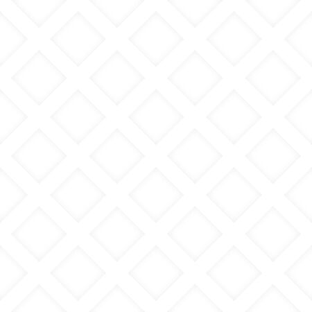 White geometric background, seamless pattern. Vector Illustration Keywords:のイラスト素材