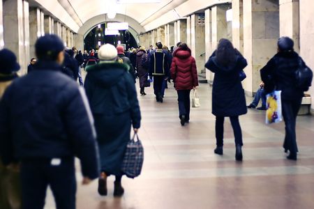 station of the subwayの写真素材