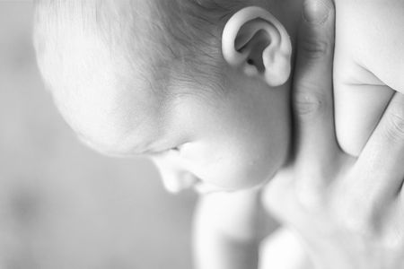 new-born childの写真素材