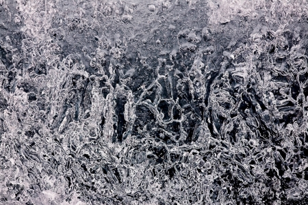 macro texture of Baikal ice