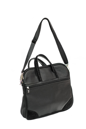 Women's leather bag on a white background for claspsの写真素材