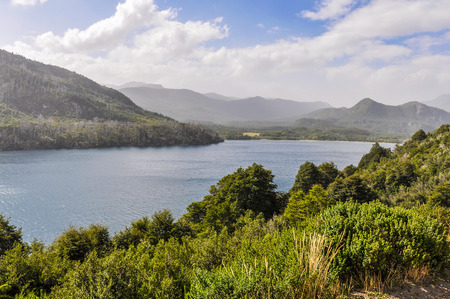 Road of the Seven Lakes, Patagonia, Argentinaの写真素材