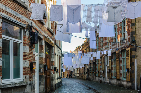 Street art in Mons, the European Capital of Culture 2015, Belgiumの写真素材