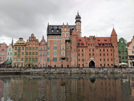 Old town of Gdansk, Polandの写真素材
