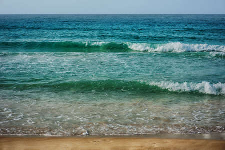 tropical beach in Tropical Paradise. Summertime holiday in Dominican Republic, Seychelles,...