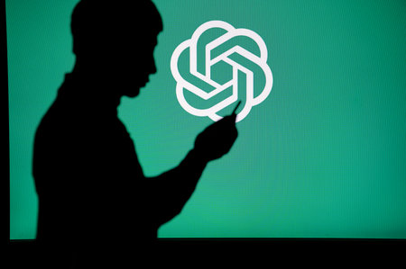 JAPAN, TOKYO. JANUARY 30, 2023: Open AI. Surfing the Web with Ease: Man Uses Cutting-Edge App for...