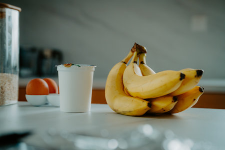 Bright and healthy: Banana, yogurt, and oats combine for a power-packed breakfast