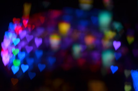 defocused bokeh lightsの写真素材