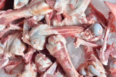 Raw Pork ribs.の写真素材