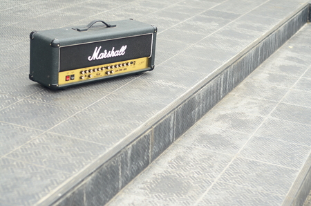 KHONKAEN, THAILAND - December 15, 2016: Marshall amplifier JCM2000 TSL60. Marshall was founded by...