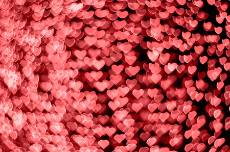 Valentine's day background with hearts