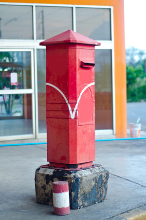 Red mailbox