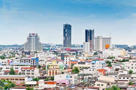 Khonkaen city scape, On July, 16,2017, in Khon kaen, THAILAND.の写真素材