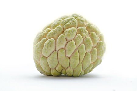 Custard Apple on white background
