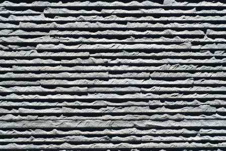 Stone block wall seamless background and pattern textureの写真素材