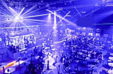 club party is blurred background.の写真素材