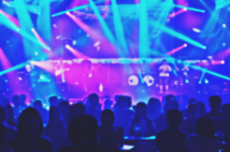 club party is blurred backgroundの写真素材