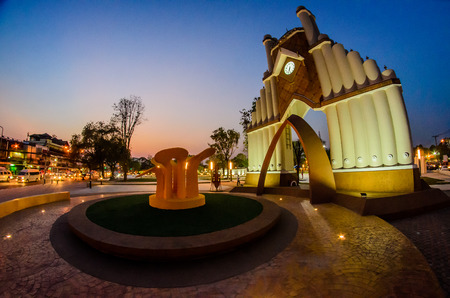 Khon Kaen City Clock Tower,in Khon Kaen,の写真素材
