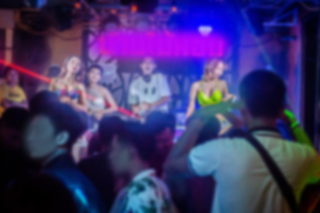 Blur club party for backgroundの写真素材