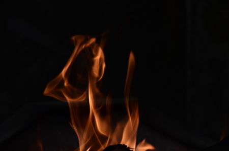 Abstract Burning a flame red hot fire,Beautiful abstract background on the theme of fire, light and life.の写真素材