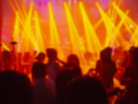 lights in club party.club party is blurred background