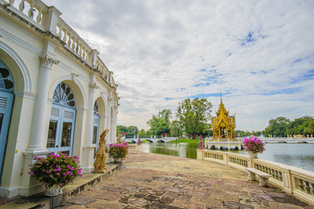 Bang Pa-In Royal Palace, Ayutthaya, Thailandのeditorial素材