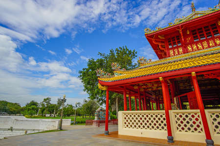 Bang Pa-In Royal Palace, Ayutthaya, Thailandのeditorial素材