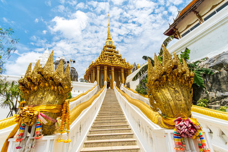 Phra Phutthabat Temple. Famous ancient buddhist temple located in Saraburi province, Thailand.の写真素材