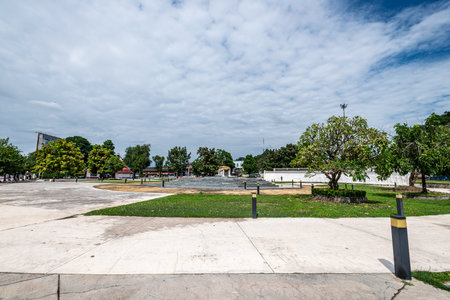 Khon Kaen, Thailand  November 11, 2025 : Field Marshal Sarit Dhanarajata Monument Standing in Ratcha Nusorn Park, Khon Kaen, Thailand,のeditorial素材