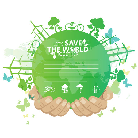 save the worldのイラスト素材