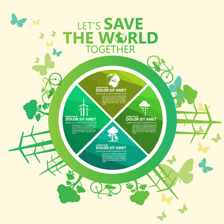 save the worldのイラスト素材
