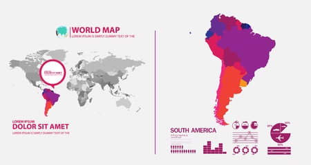 map infographicのイラスト素材