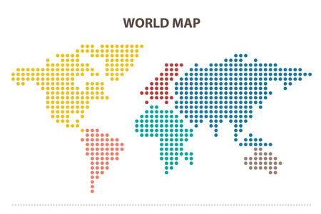 World mapのイラスト素材