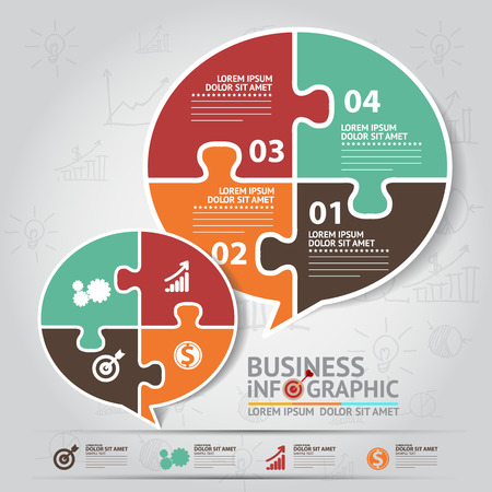 Business infographicのイラスト素材